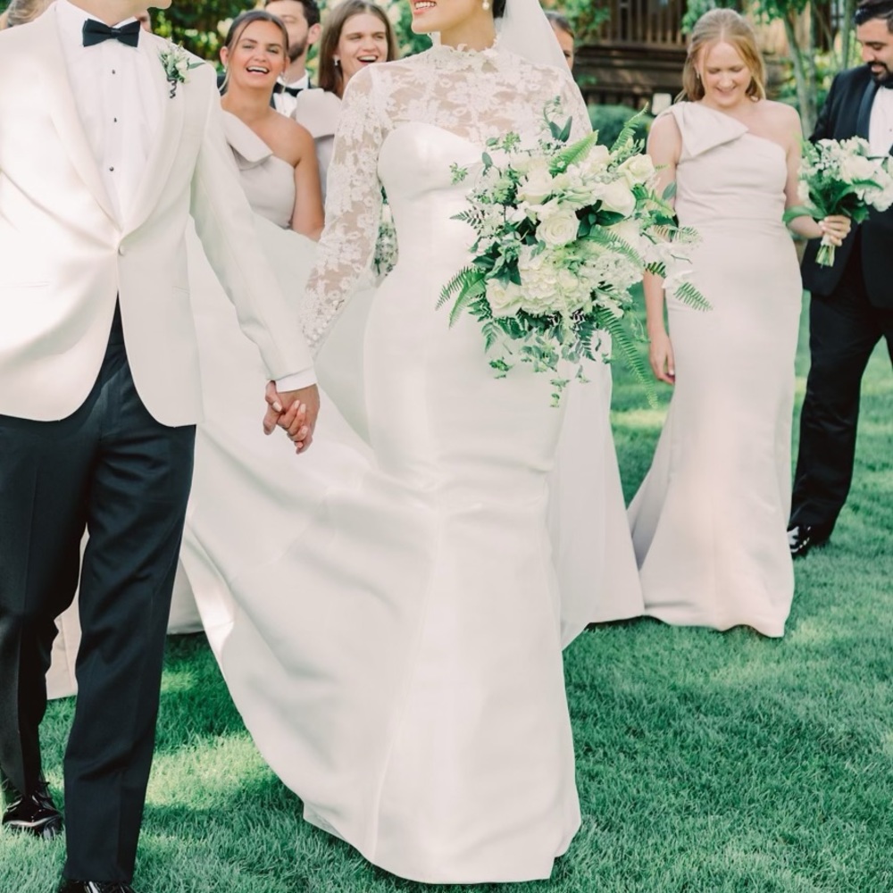 Cristiano Lucci Wedding Dress | silk mikado | ivory | Size 10